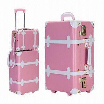 vintage style luggage set