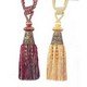 Tie Backs with Beaded Tassels for Curtain