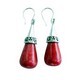Red Coral Earrings