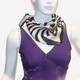 Silk Scarf With Abstract Print