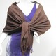 Cashmere Pashmina Scarf with Jacquard Pattern