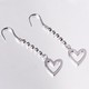 Silver Heart Earrings