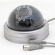 1/3 inch Sony CCD Color Vandal Resistant IR Dome Camera