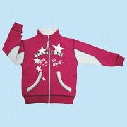 Girls' CVC Fleece Jacket Manufacturers