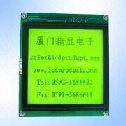 STN Yellow Green 128 x 128 Pixels Graphics LCD Module Manufacturers