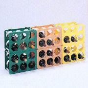 Colorful Plastic Wine Rack Measures 357 x 257 x 217mm Manufacturers