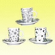 Super-white Porcelain Cups and Saucers Manufacturers