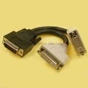 LFH 60P to DVI 24 + 4 + Key Female Y-Cable Assemblies Manufacturers