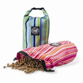 Striped Pet Dog Travel Food Feed Bag Manufacturers