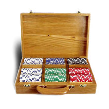 Wooden Poker Chip Set from China (mainland)