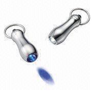 Blue and White LED Torch Keychains Manufacturers