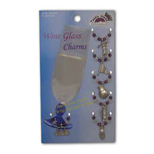 Pewter Wine Charm Pendant Manufacturers