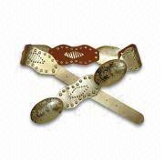 Golden-colored Leather Belt Manufacturers
