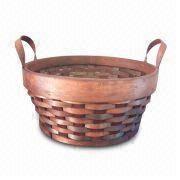 Rectangular Gift Packing Wooden Basket Manufacturers