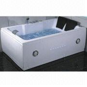 185 x 120 x 66cm Arcylic Massage Whirlpool Indoor Corner Bathtub Manufacturers