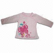 Baby Girl's Long-sleeved T-shirt Manufacturers