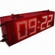 Double-sided Outdoor LED Digital Clock Disply Manufacturers