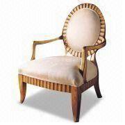 Solid Wood Gold Foil Armchair Manufacturers