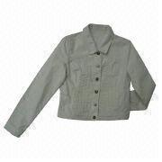 Women's White Denim Jeans Jacket Manufacturers