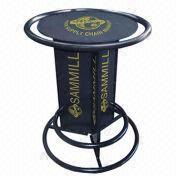 Three-leaf round display bar table Manufacturers