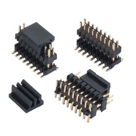 Pin Headers, 2.54, H2.5, SMT, PA6T, Gold Flash with Peg and Cap from Anyconn Technology Limited