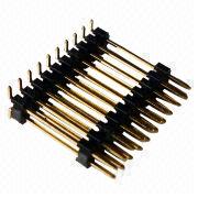 Pin Header, 2.0, H2.0, SMT, Double-row, Double Insulators, PA6T, Gold Flash from Anyconn Technology Limited