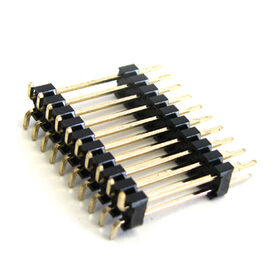 SMT Dual Row Pin Header with High Temperature Double Insulators & Gold Plated Contacts from Anyconn Technology Limited