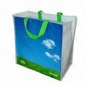 promotional fashion recycled fabric pp woven laminated supermarket ...