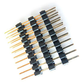 Pin Headers, 2.54, H2.5, Double Row, 3 Insulators, PBT and Gold Flash from Anyconn Technology Limited