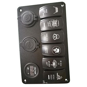 Illuminated rocker switch