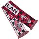 100% Acrylic Woven Jacquard Fan Scarf from China (mainland)