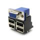 Dual Socket Type D-sub Connector from Taiwan