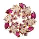 Crystal Flower Wedding Brooch from China (mainland)