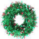 17-inch Tinsel Christmas Wreath from China (mainland)