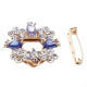 Rhinestone brooch from China (mainland)