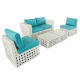5 Pieces Aluminum Rattan Sofa Set/Outdoor Furniture from China (mainland)