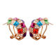 Mosaic Gold Earrings from China (mainland)
