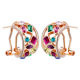 Rose gold earrings from China (mainland)