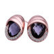 Rhinestone crystal stud earrings from China (mainland)