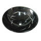 High Polished Up Black Vein Black Marble Vanity Top Bathroom from China (mainland)