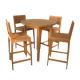 Rosevale Bar Table and Stools from Myanmar