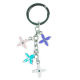 Exquisite Four-leaf Flower Alloy Keychain is from China (mainland)