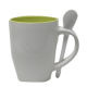 10oz/2-Tone Hilo Spoon Handle Mug from China (mainland)