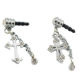 Diamond Cross Ear Cap Manufacturers