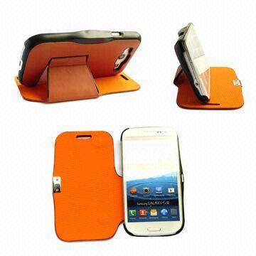 Bolsa de teléfono móvil de cuero PU, adecuada para S3, disponible en varios colores