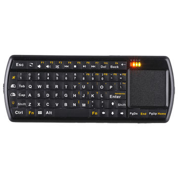 Mini clavier sans fil rechargeable 2,4 GHz avec pavé tactile