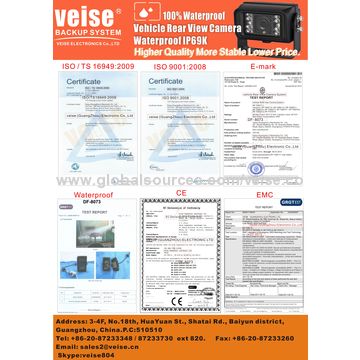 China Rear-view Camera for Farm Agricultural Machinery, Backhoe Loader ...