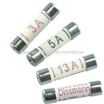 6x25mm Cartridge Ceramic Fuses with 3A to 13A Rated Current, 240V AC ...