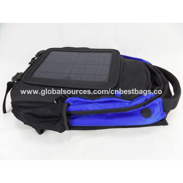 Sacs à Dos a Panneau Solaire 5W 5V Sacs d'ordinateur Portable