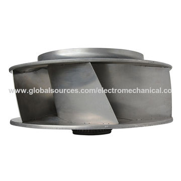 China 48vdc 400mm diameter DC centrifugal fan with backward-curved ...